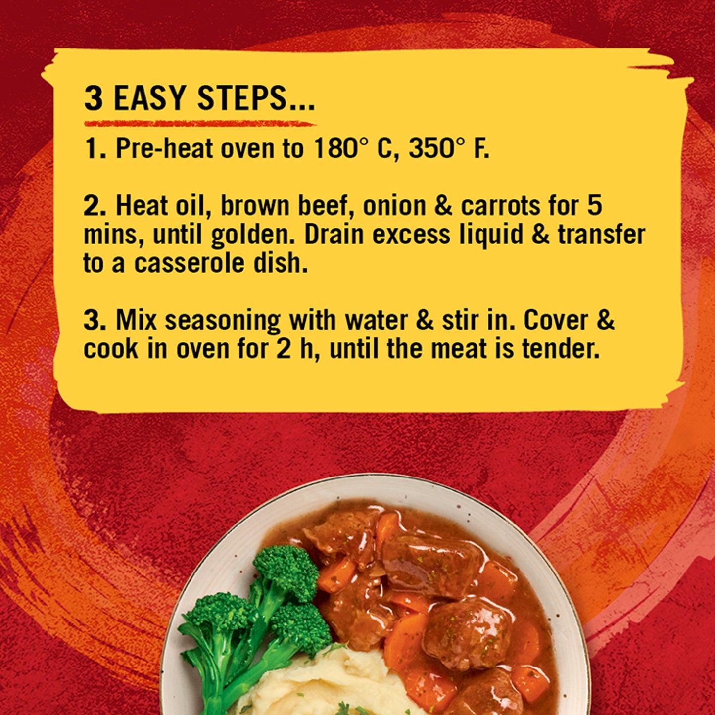 Schwartz Beef Casserole Recipe Mix 38g — image 2