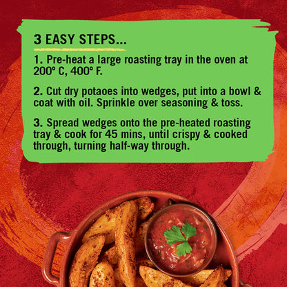 Schwartz garlic & Herb Potato Wedges Recipe Mix 38g — image 2
