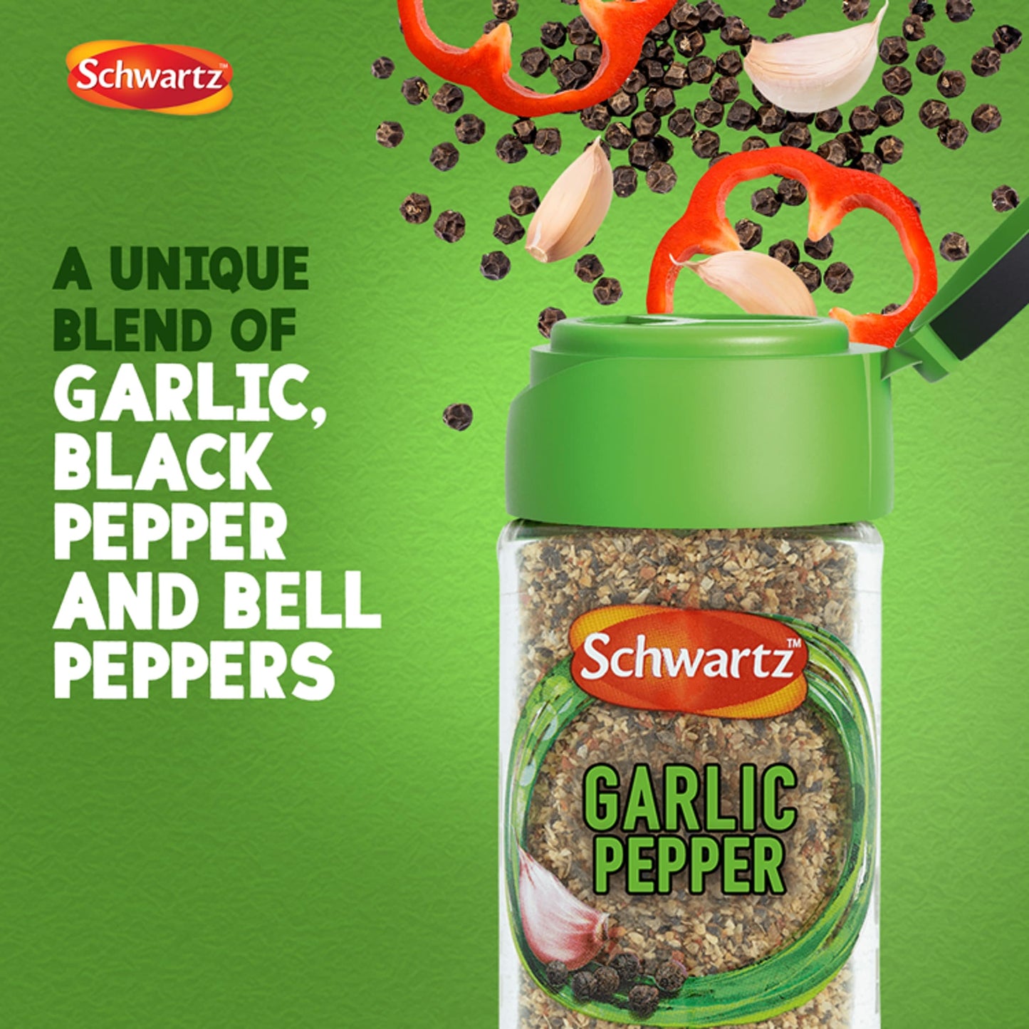 Schwartz Garlic Pepper 45G Jar — image 2