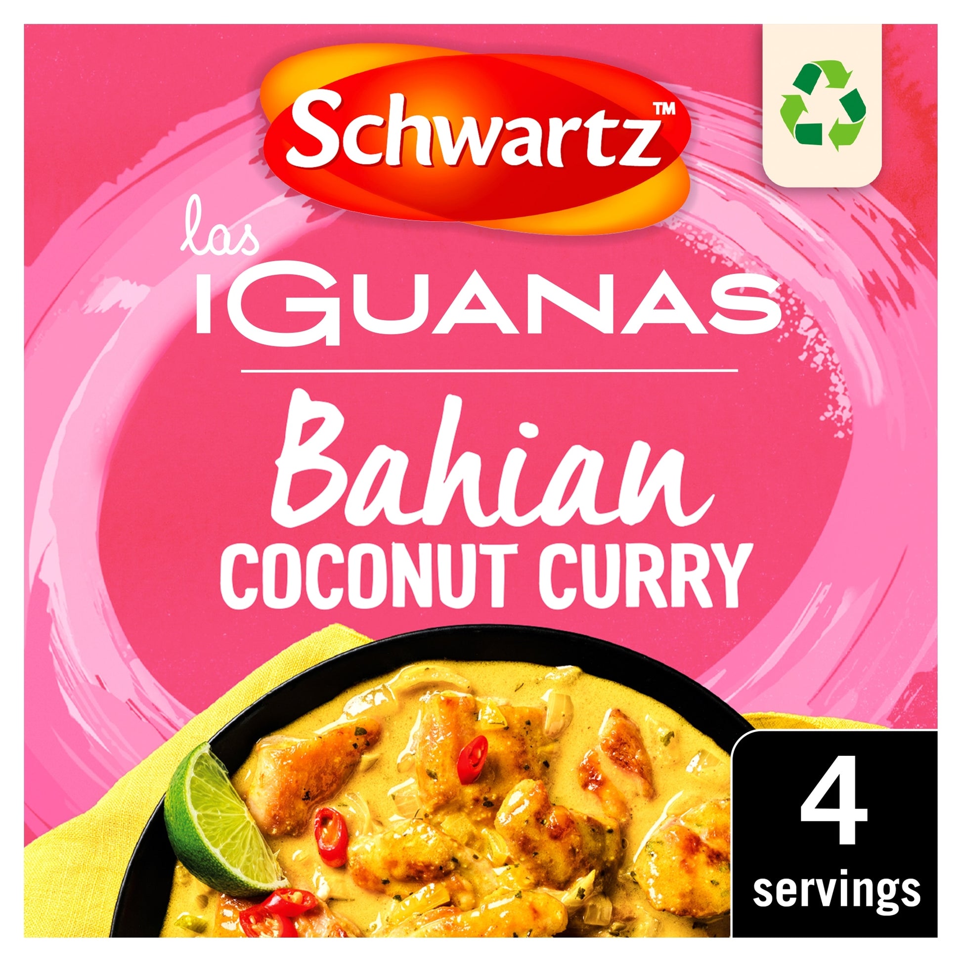 Schwartz Las Iguanas Bahian Coconut Curry Recipe Mix 25g — image 1