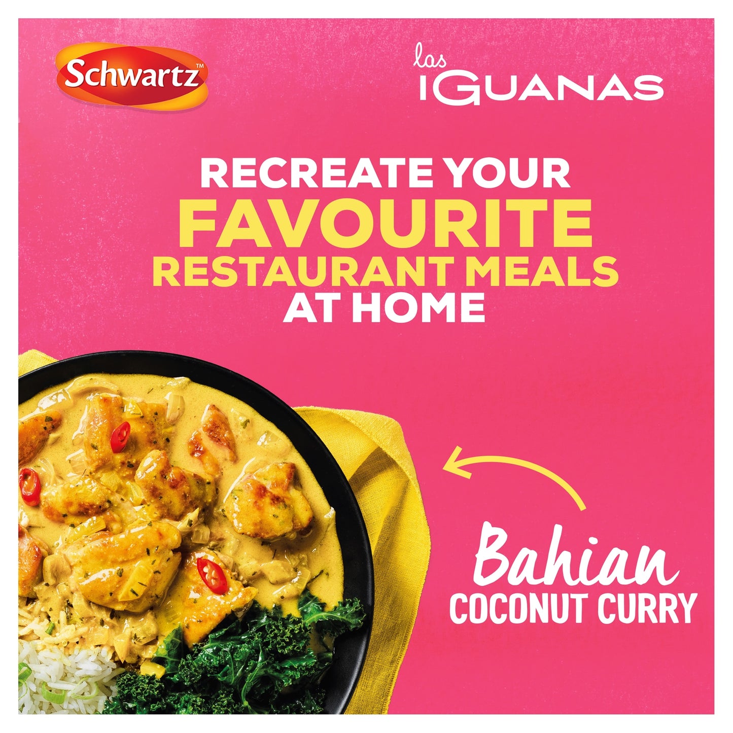 Schwartz Las Iguanas Bahian Coconut Curry Recipe Mix 25g — image 2
