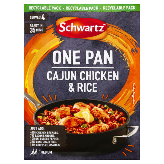 Schwartz One Pan Cajun Chicken & Rice Recipe Mix 32g — image 1