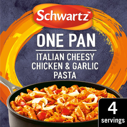 Schwartz One Pan Italian Cheesy Chicken & garlic Pasta Mix 32g — image 1