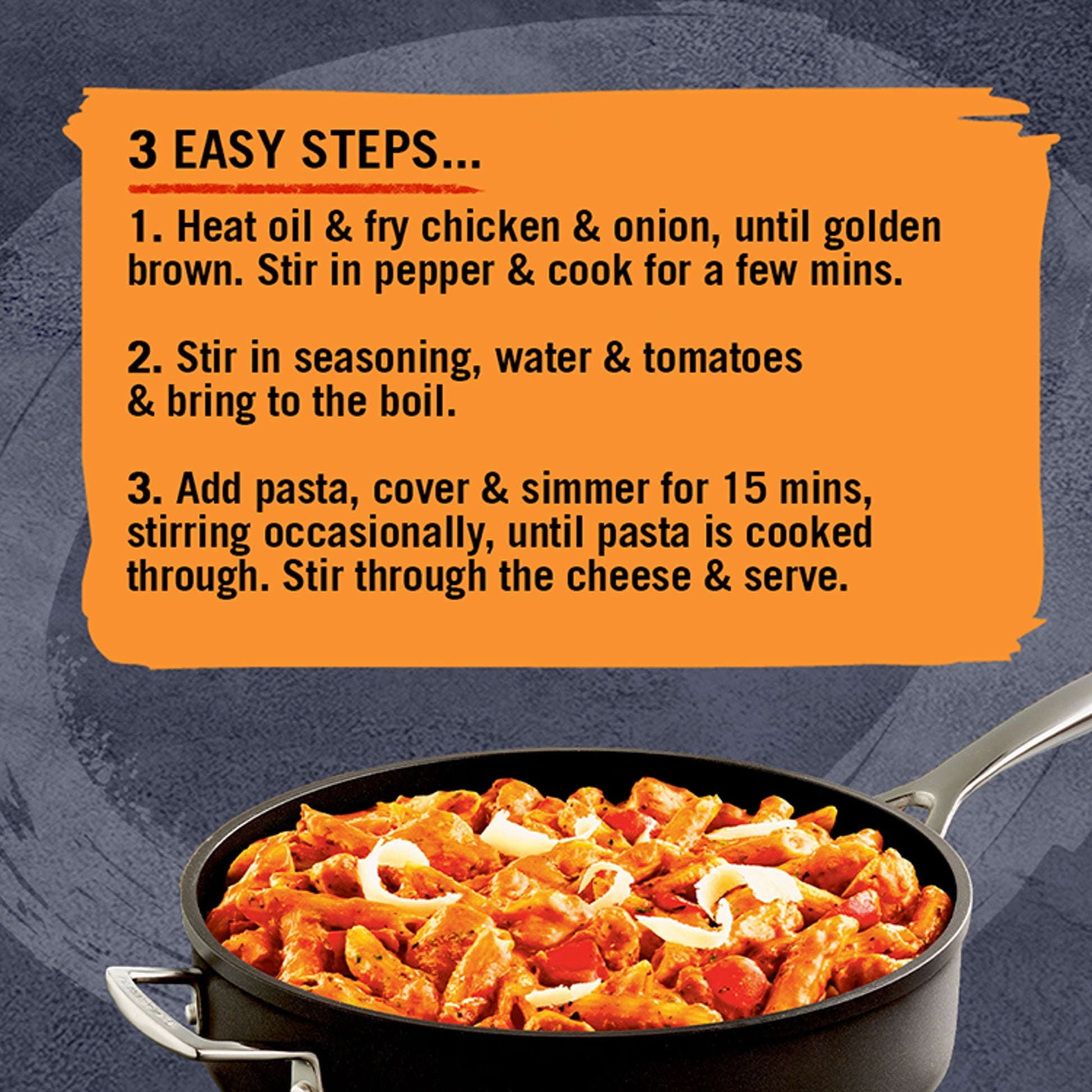 Schwartz One Pan Italian Cheesy Chicken & garlic Pasta Mix 32g — image 2