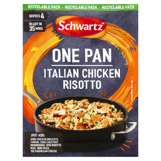 Schwartz One Pan Italian Chicken Risotto Recipe Mix 28g — image 1