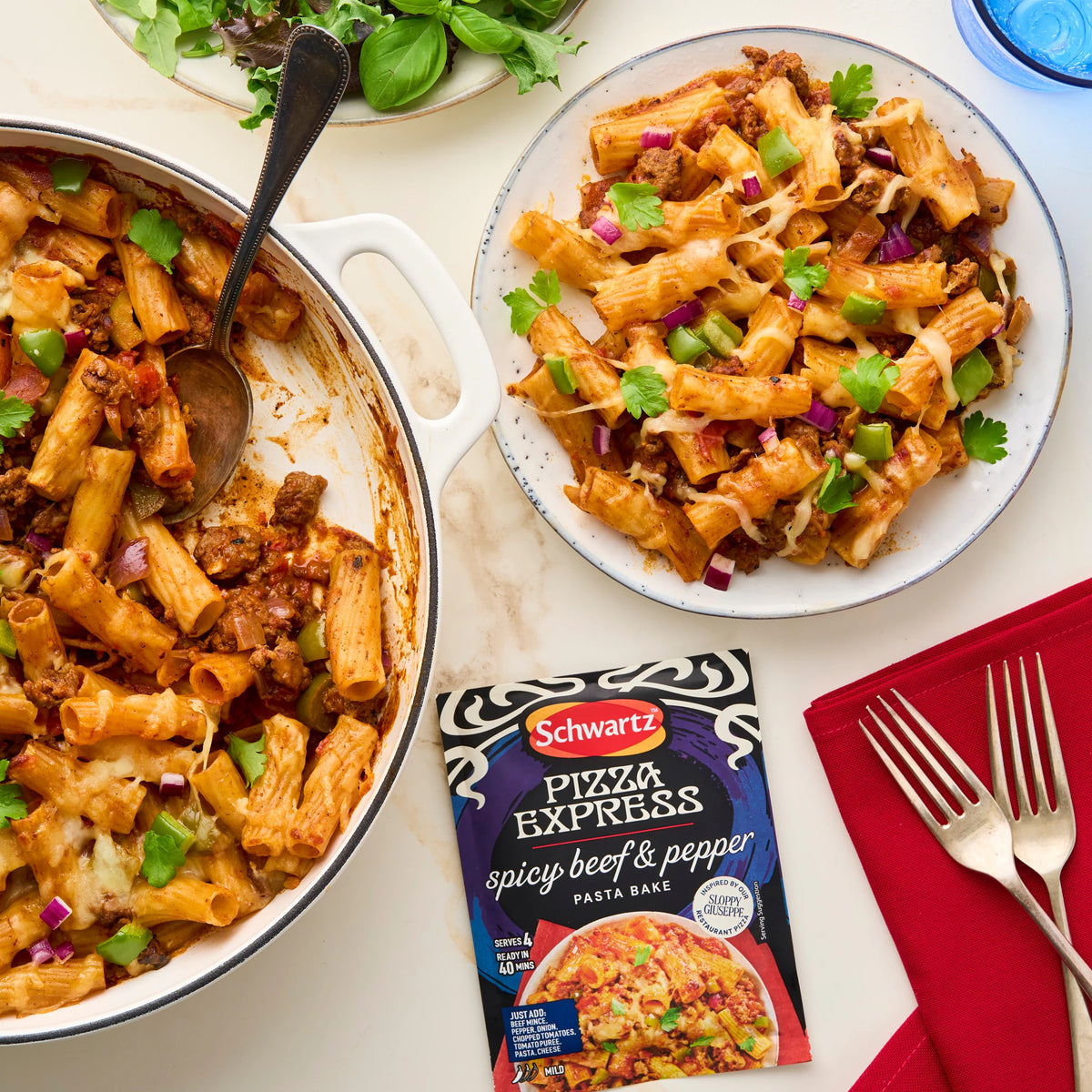 Schwartz Pizza Express Pasta Bake - Spicy Beef & Pepper 30g — image 4