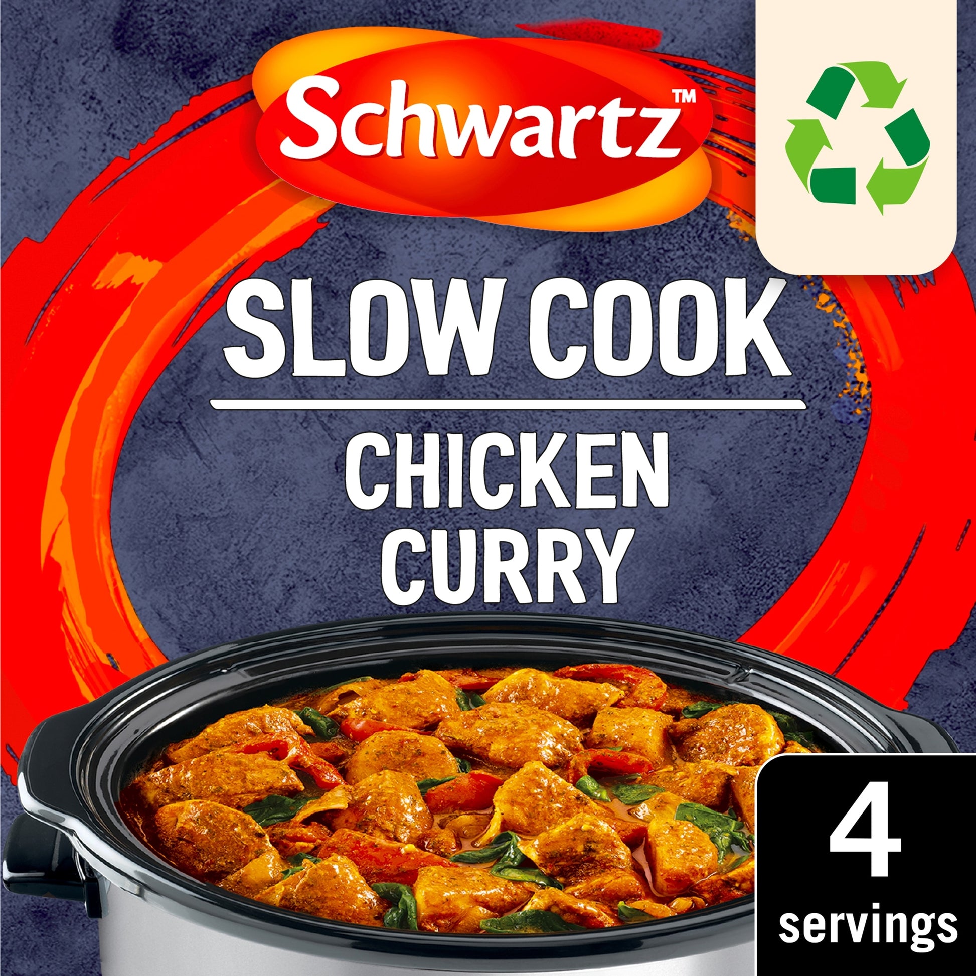 Schwartz Slow Cook Chicken Curry Recipe Mix 33g — image 1