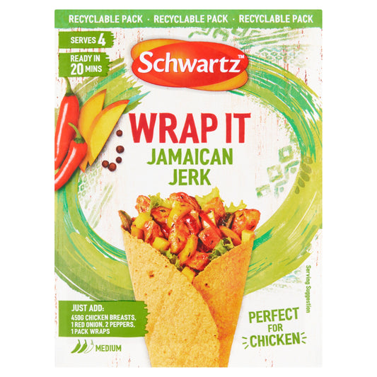 Schwartz Wrap It Jamaican Jerk Recipe Mix 30g — image 1