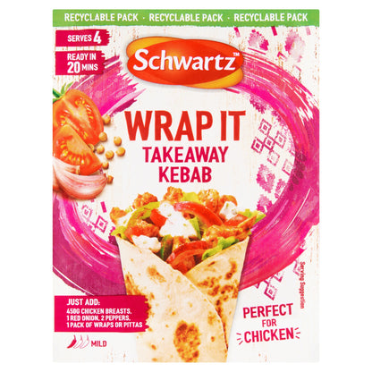 Schwartz Wrap It Takeaway Kebab Recipe Mix 30g — image 1