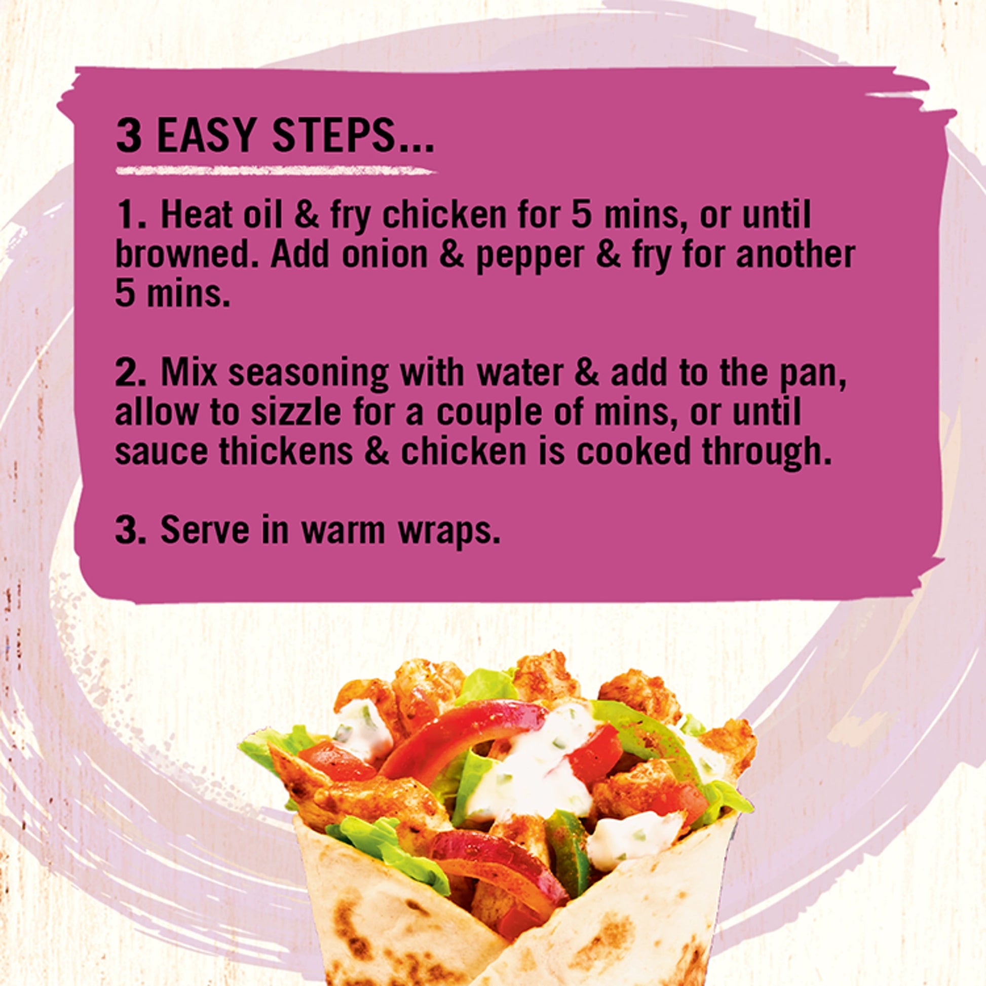 Schwartz Wrap It Takeaway Kebab Recipe Mix 30g — image 2