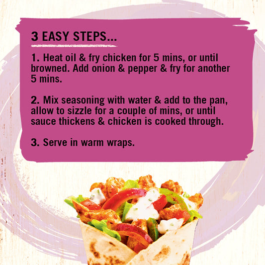 Schwartz Wrap It Takeaway Kebab Recipe Mix 30g — image 2