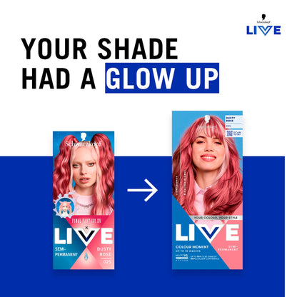 Schwarzkopf LIVE Colour Moment 025 Dusty Rose Semi-Permanent Hair Dye — image 2