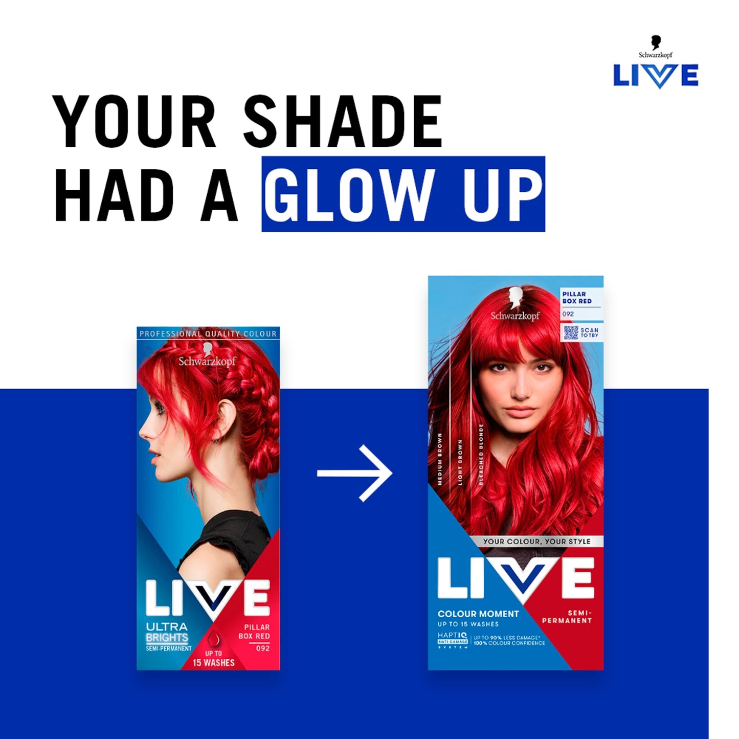 Schwarzkopf LIVE Colour Moment 092 Pillar Box Red Semi-Permanent Hair Dye — image 2