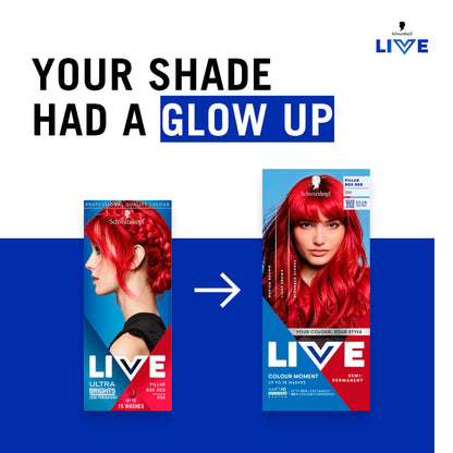 Schwarzkopf LIVE Colour Moment 092 Pillar Box Red Semi-Permanent Hair Dye — image 2