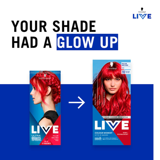 Schwarzkopf LIVE Colour Moment 092 Pillar Box Red Semi-Permanent Hair Dye — image 2