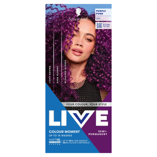 Schwarzkopf LIVE Colour Moment 094 Purple Punk Semi-Permanent Hair Dye — image 1
