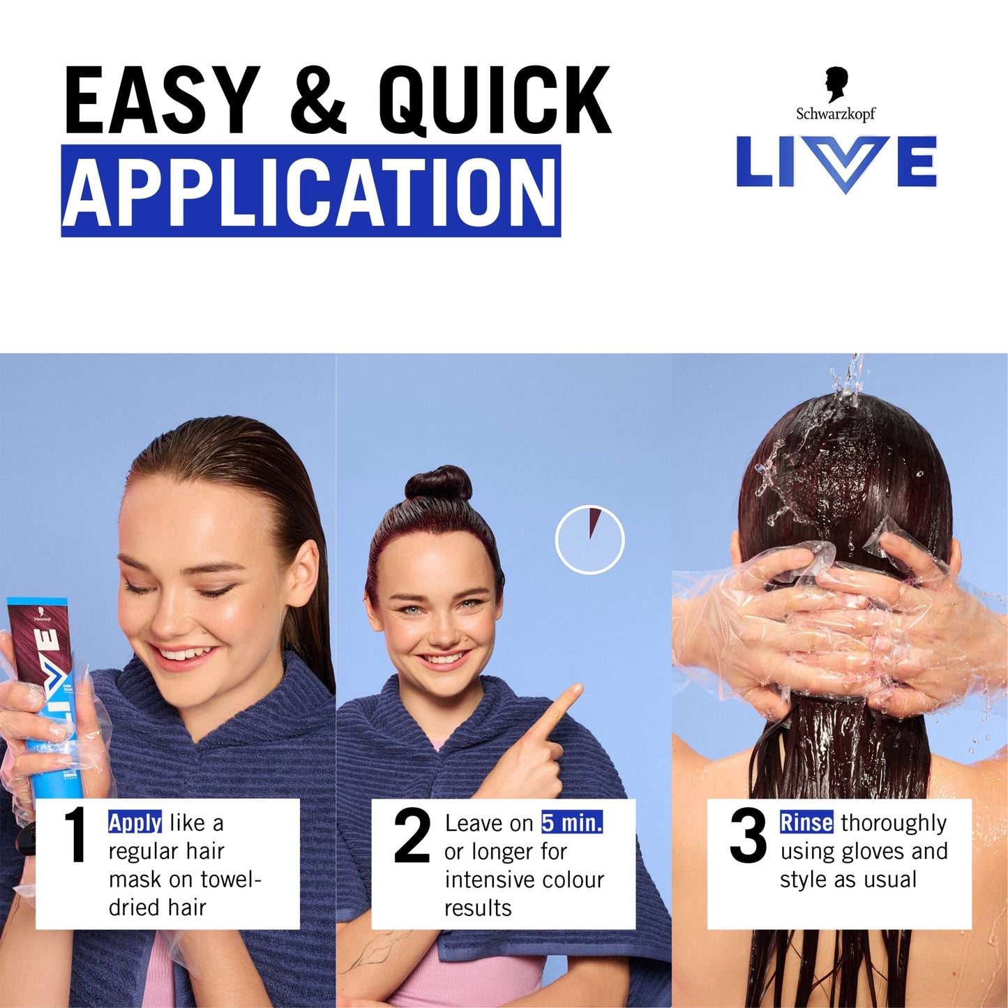 Schwarzkopf LIVE Go Gloss Onyx Colour & Shine Hair Gloss 150ml — image 5