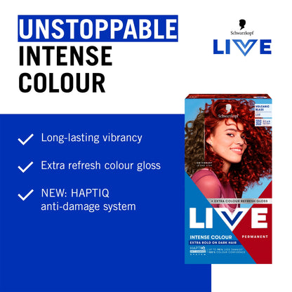 Schwarzkopf LIVE Intense Colour L68 Volcanic Blaze Permanent Hair Dye — image 3