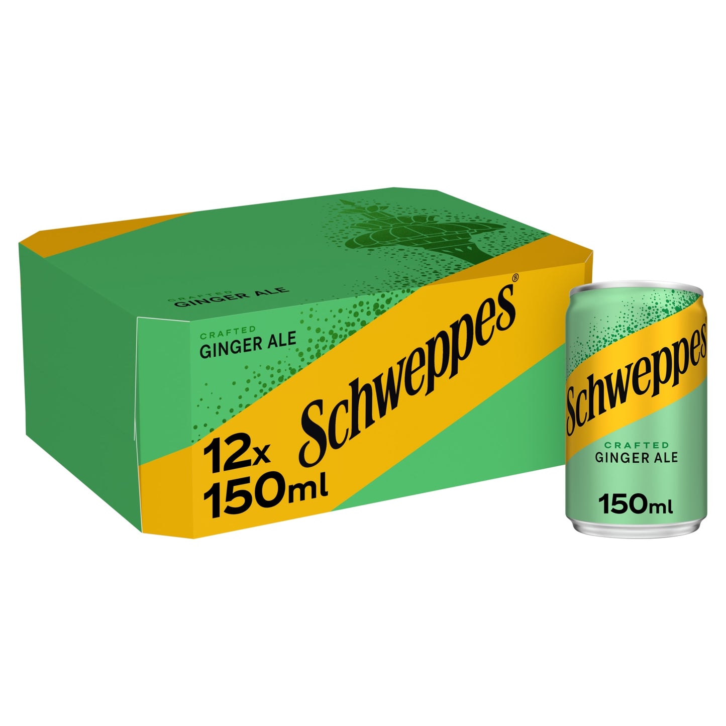Schweppes Canada Dry Ginger Ale 12x150ml — image 1