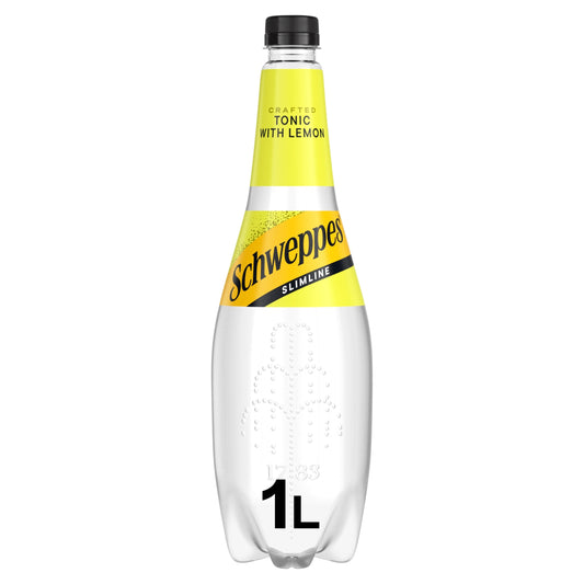 Schweppes Slimline Tonic Water With Lemon Zest 1L — image 1