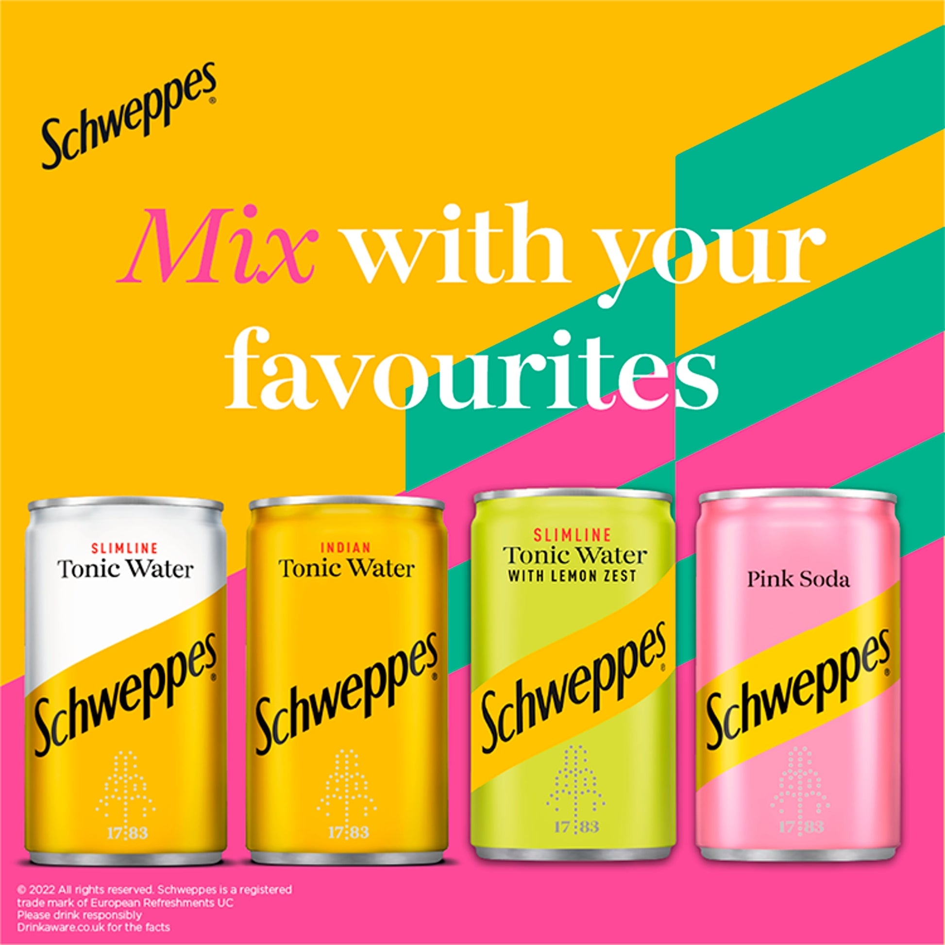 Schweppes Slimline Tonic With Lemon 12X150ml — image 2