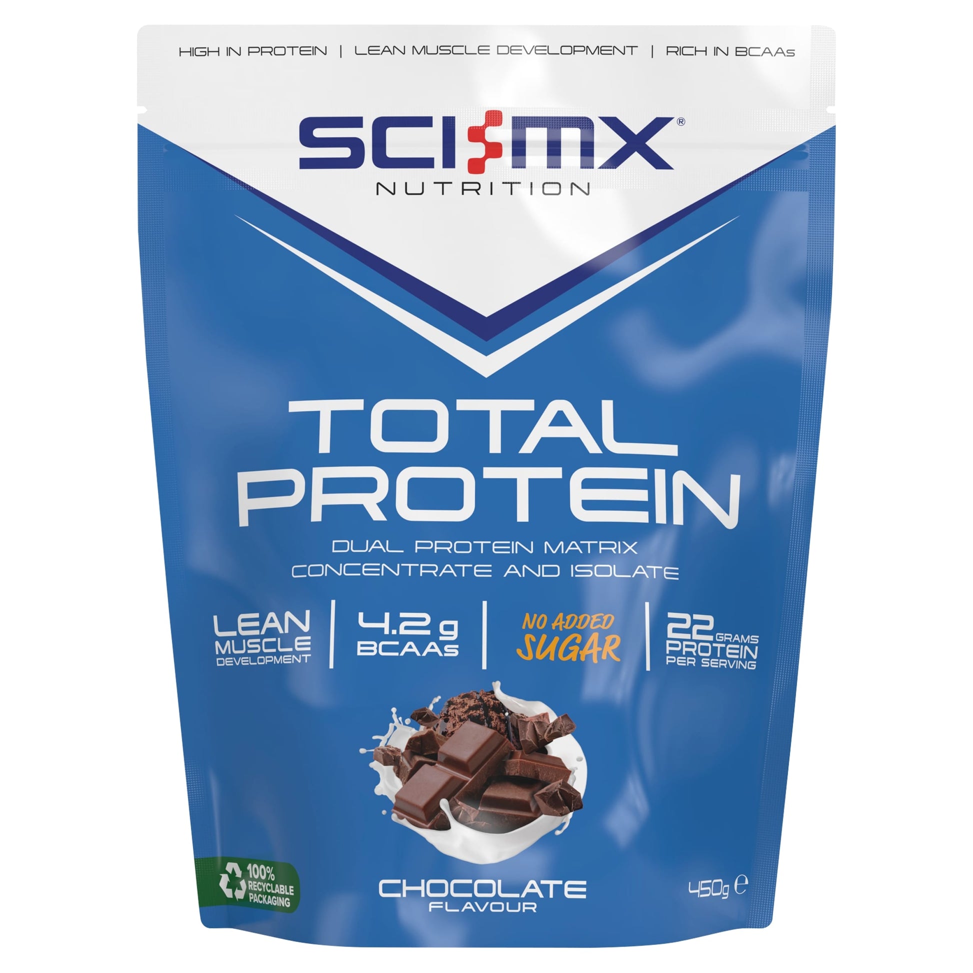 SCI-MX Total Protein Powder - Chocolate 450g — image 1