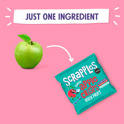 Scrapples Crunchy Plain Apple Crisps Multipack (5x12g) — image 4