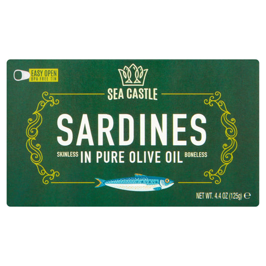 Sea Castle Sardines Boneless In Olive Oil 125G — image 1