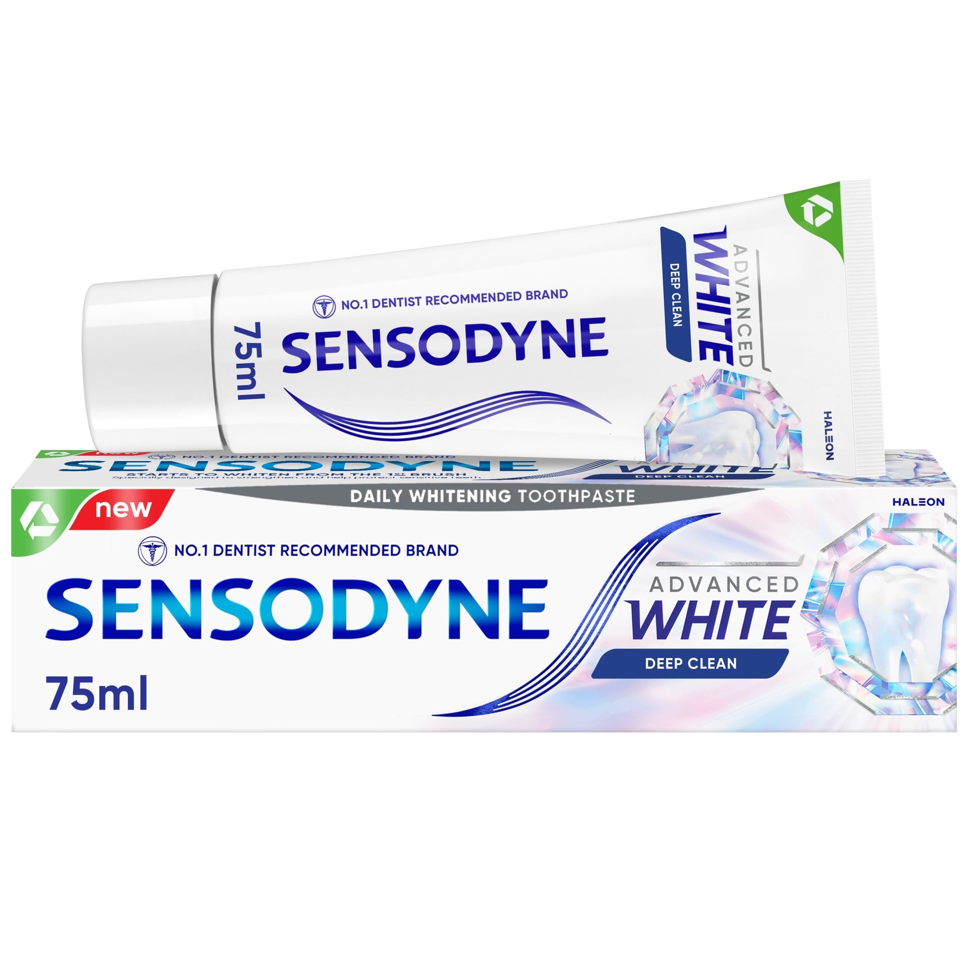 Sensodyne Advanced White Deep Clean Toothpaste 75ml — image 1