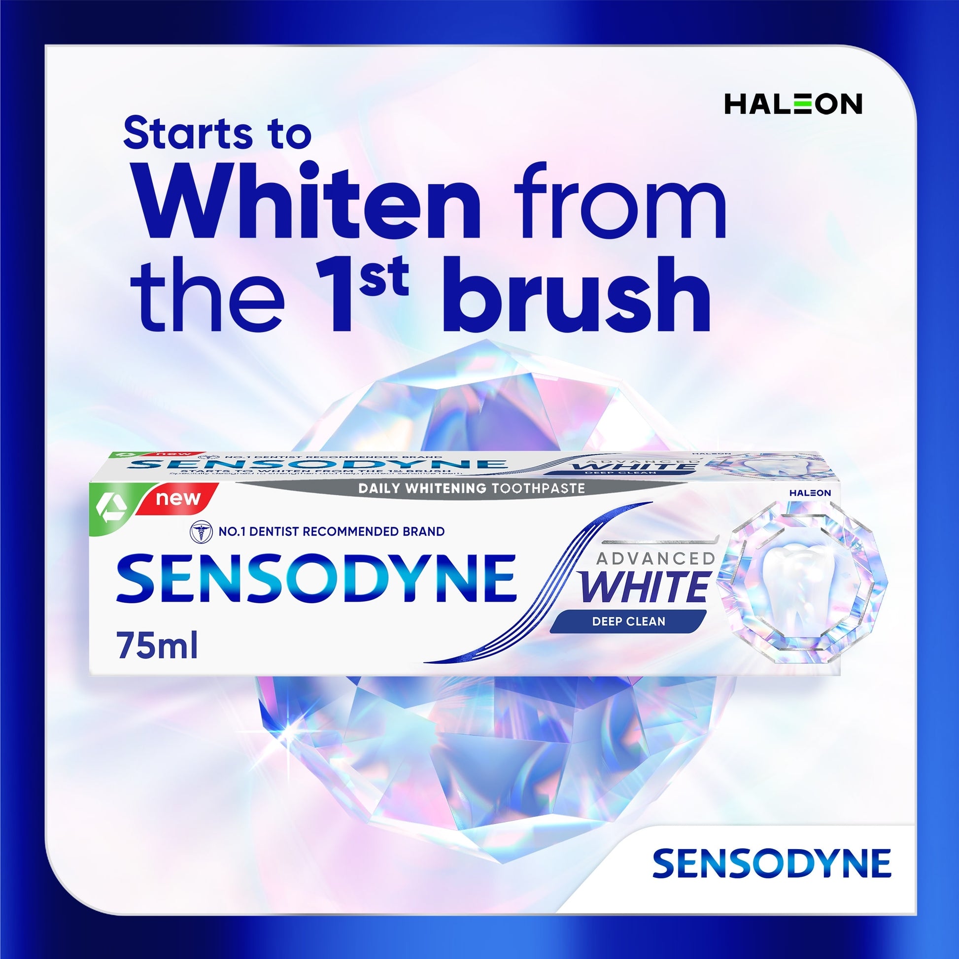 Sensodyne Advanced White Deep Clean Toothpaste 75ml — image 2
