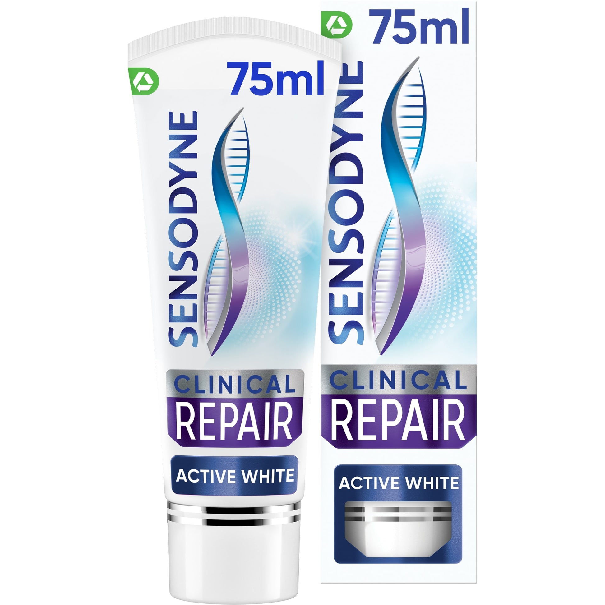 Sensodyne Clinical Repair Active White Toothpaste 75ml — image 1