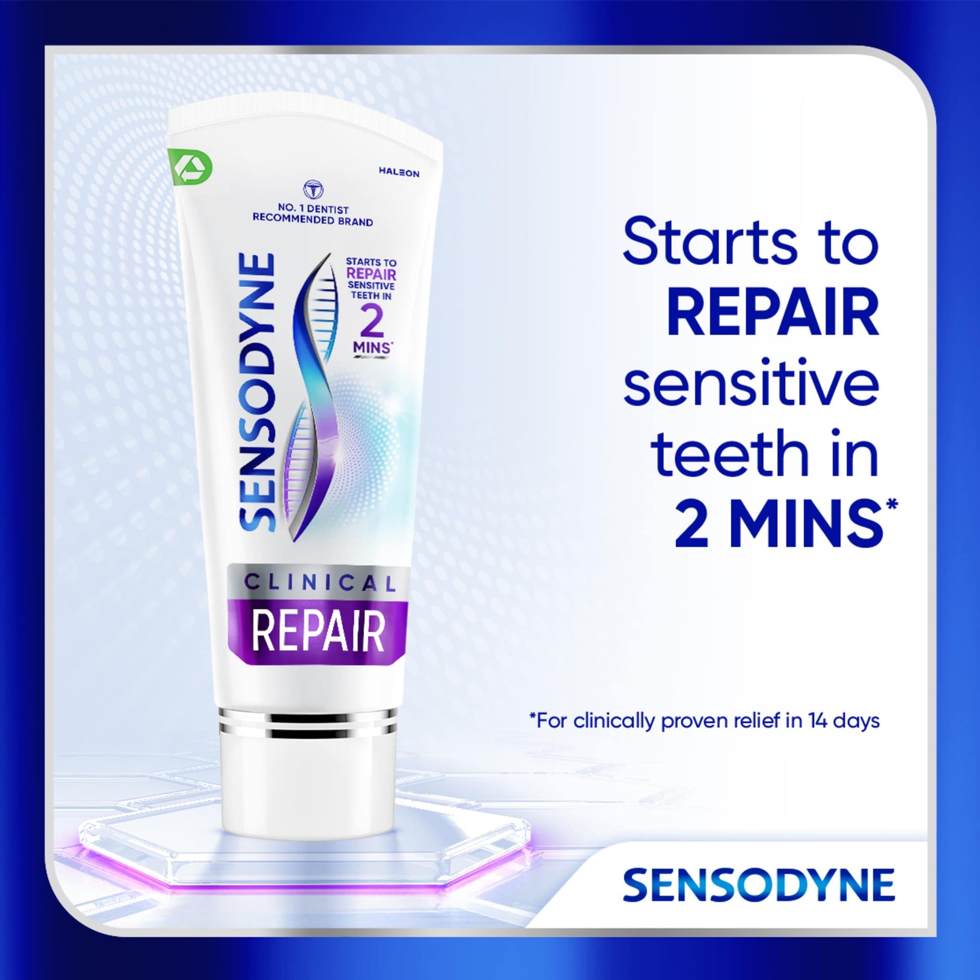 Sensodyne Clinical Repair Active White Toothpaste 75ml — image 2
