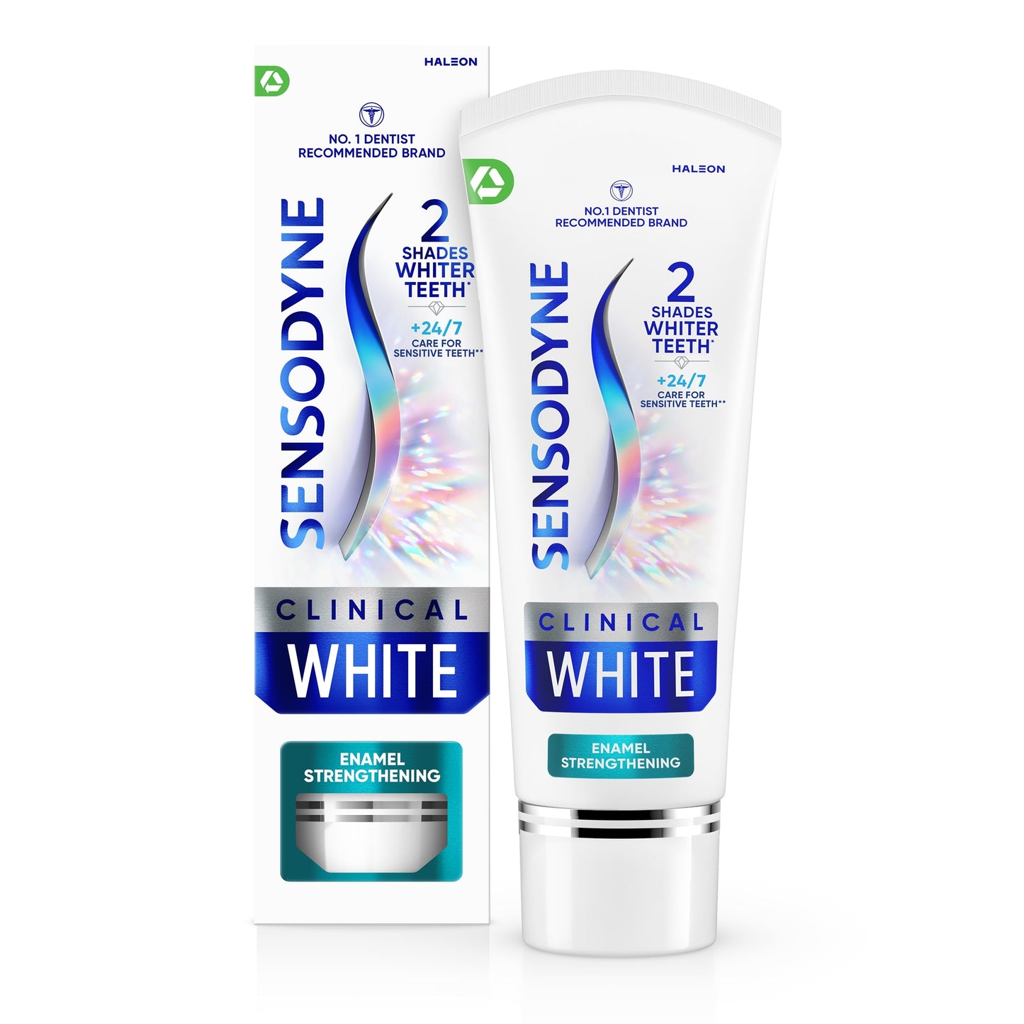 Sensodyne Clinical White Enamel Strengthening Whitening Toothpaste 75ML — image 1