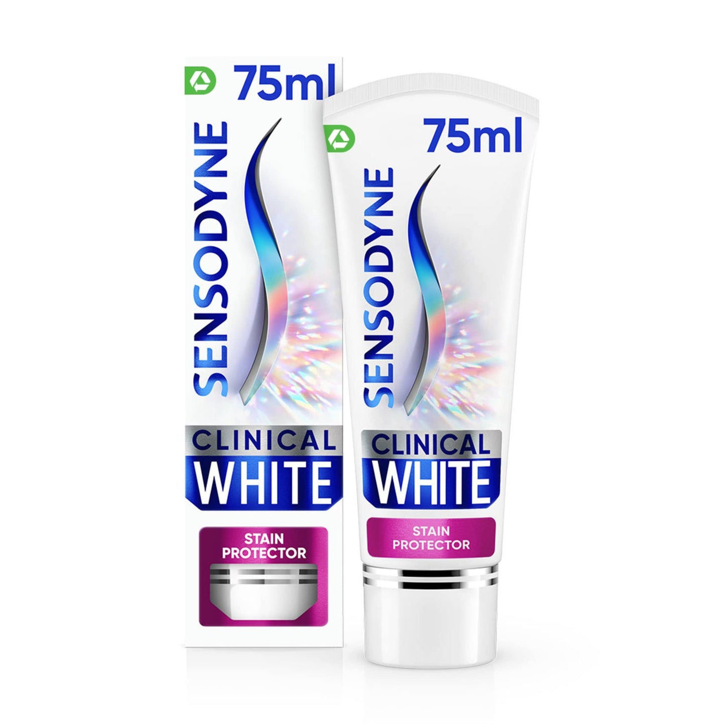Sensodyne Clinical White Stain Protector Whitening Toothpaste 75ML — image 1