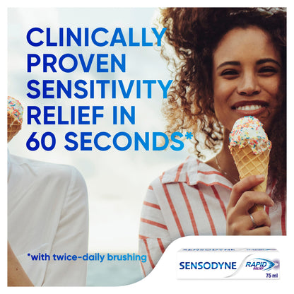 Sensodyne Rapid Relief Sensitive Toothpaste Original Mint 75ml — image 3
