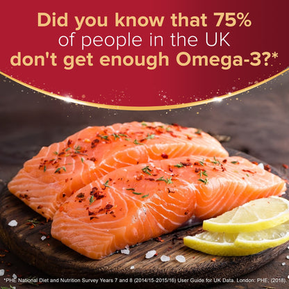 Seven Seas Omega-3 Fish Oil High Strength plus Code Liver Oil With Vitamin D 120 Capsules — image 3