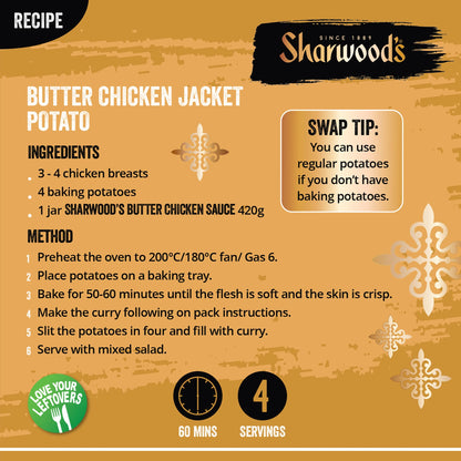 Sharwood's Butter Chicken Indian Curry Sauce 420g — image 3