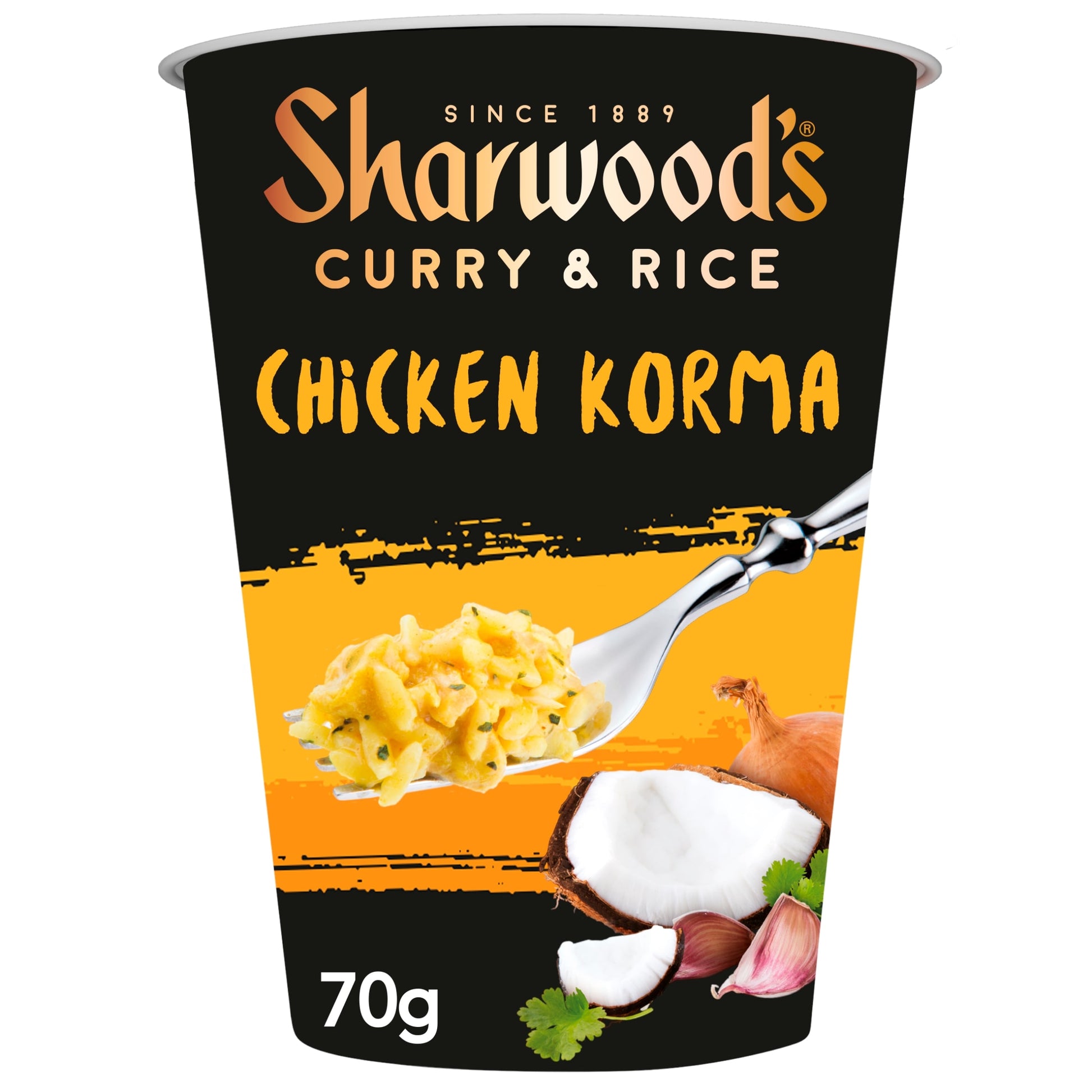Sharwood's Curry & Rice Chicken Korma 70g — image 1