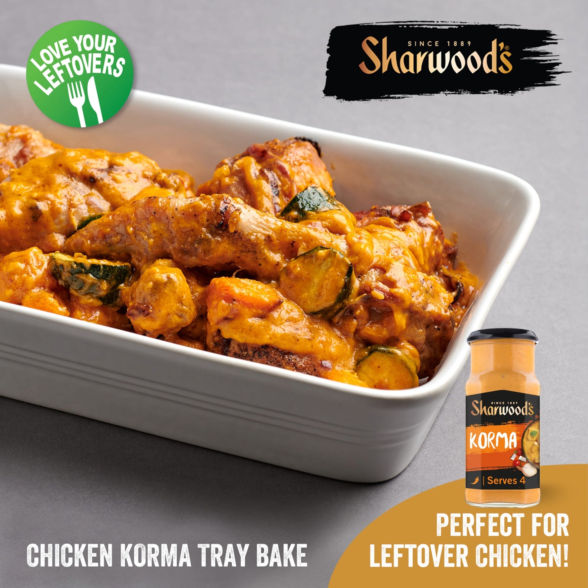 Sharwood's Korma Indian Curry Sauce 420g — image 2
