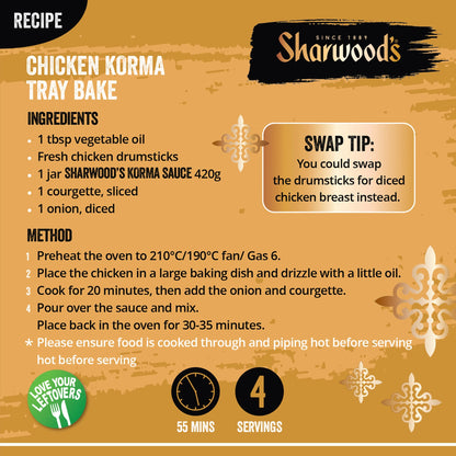 Sharwood's Korma Indian Curry Sauce 420g — image 3