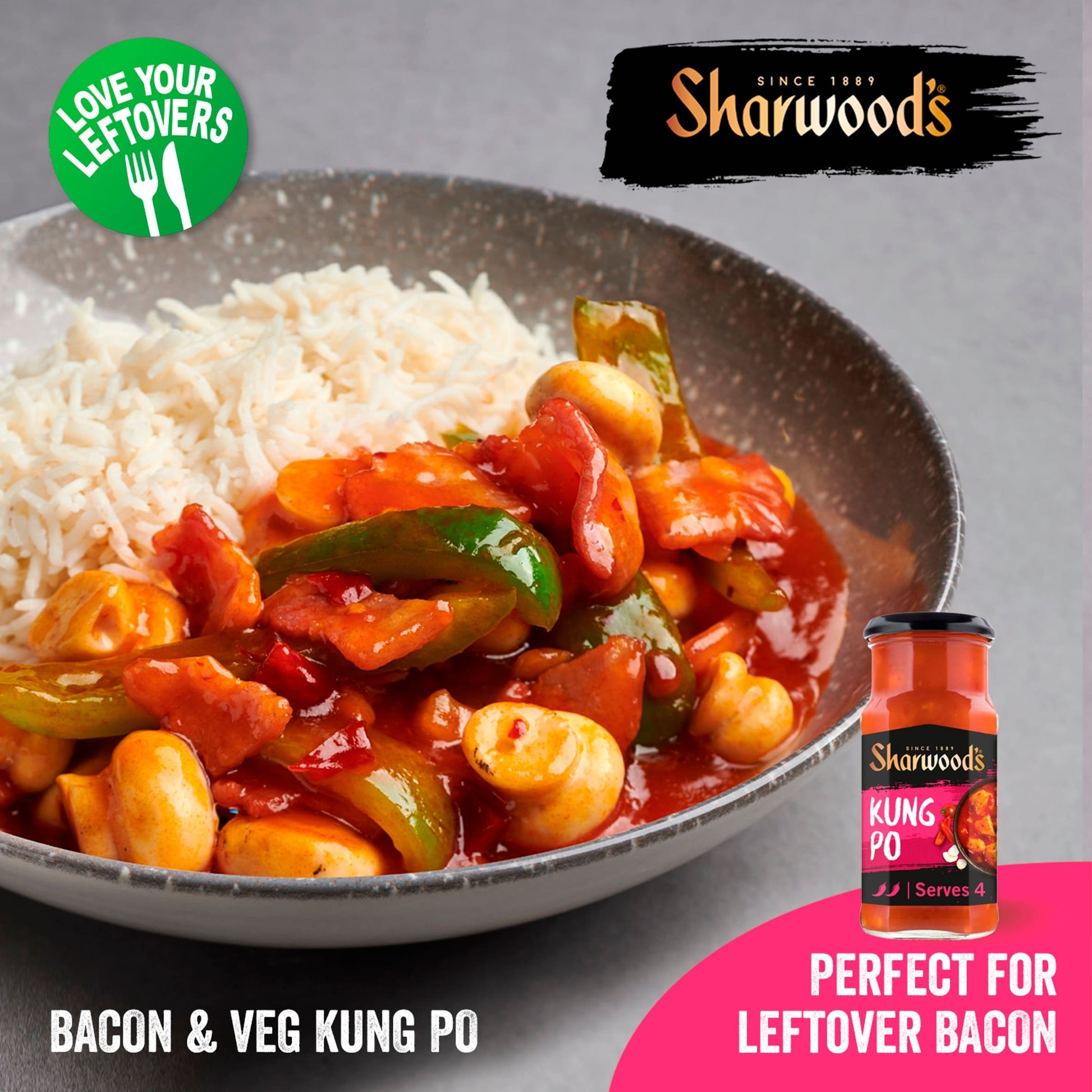 Sharwood's Kung Po Chinese Cooking Sauce 425g — image 2