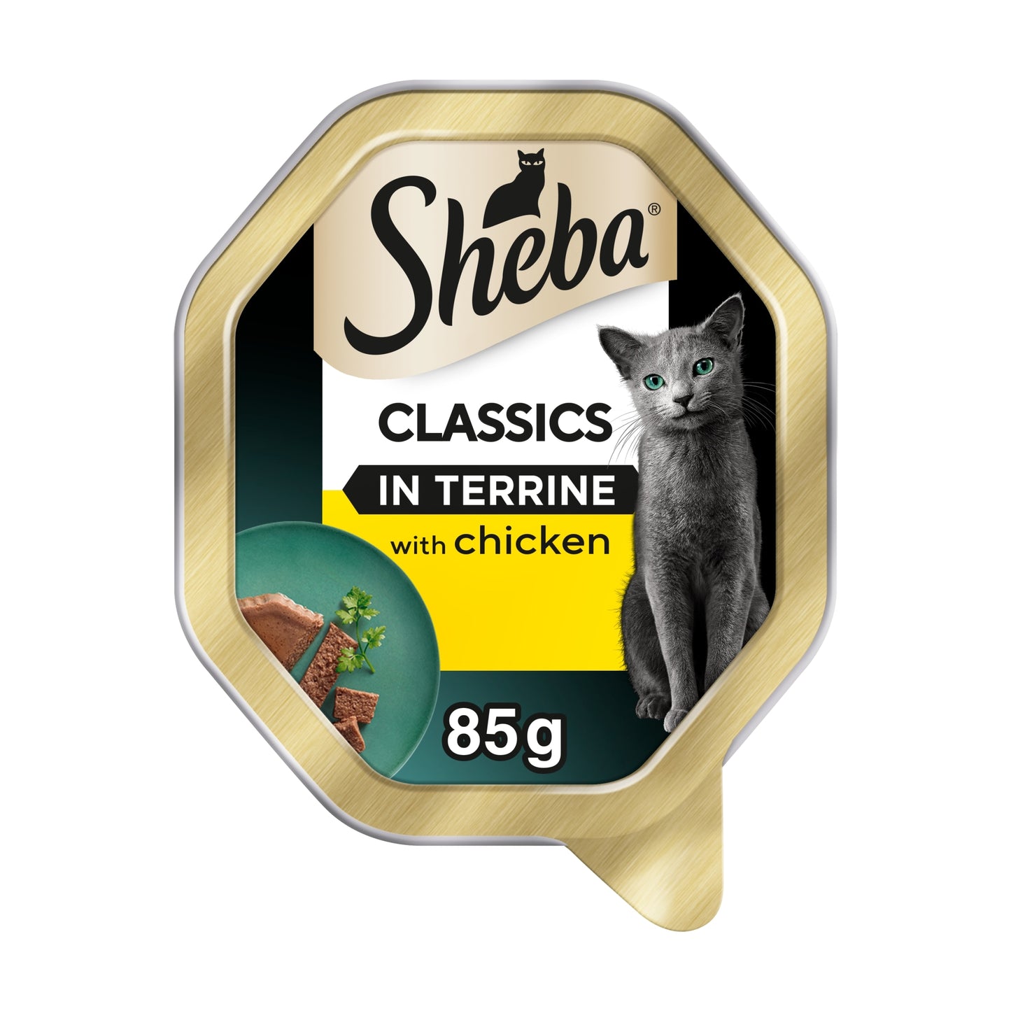Sheba Classics Wet Cat Food Tray Chicken in Terrine 85g — image 1