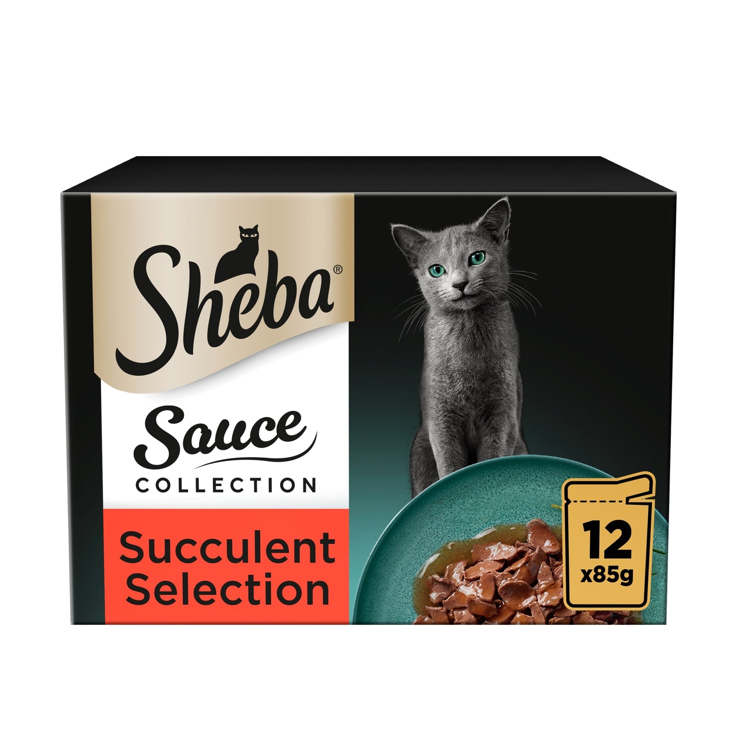 Sheba Sauce Collection Wet Cat Food Succulent selection 12x85g — image 1