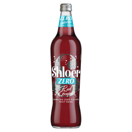 Shloer Zero Calorie Sparkling Red Grape 750Ml — image 1