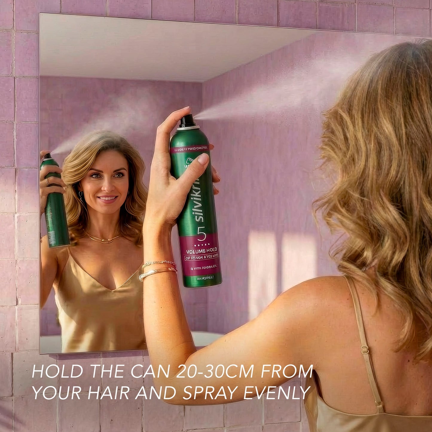 Silvikrin Classic Voluminous Hold Hair Spray 400Ml — image 3