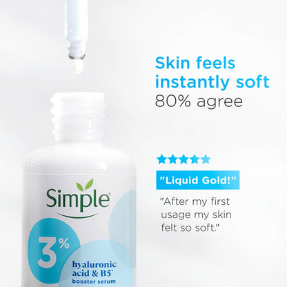 Simple 3% Vitamin B5 & Hyaluronic Acid Booster Face Serum 30Ml — image 4