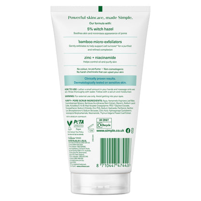 Simple Daily Pore Polish Face Scrub 150Ml — image 2