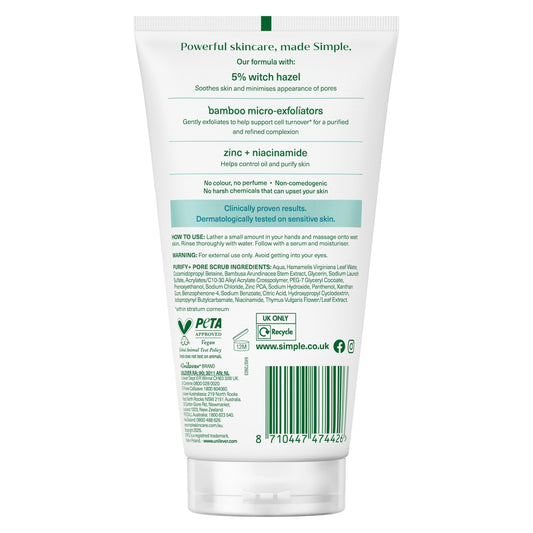 Simple Daily Pore Polish Face Scrub 150Ml — image 2