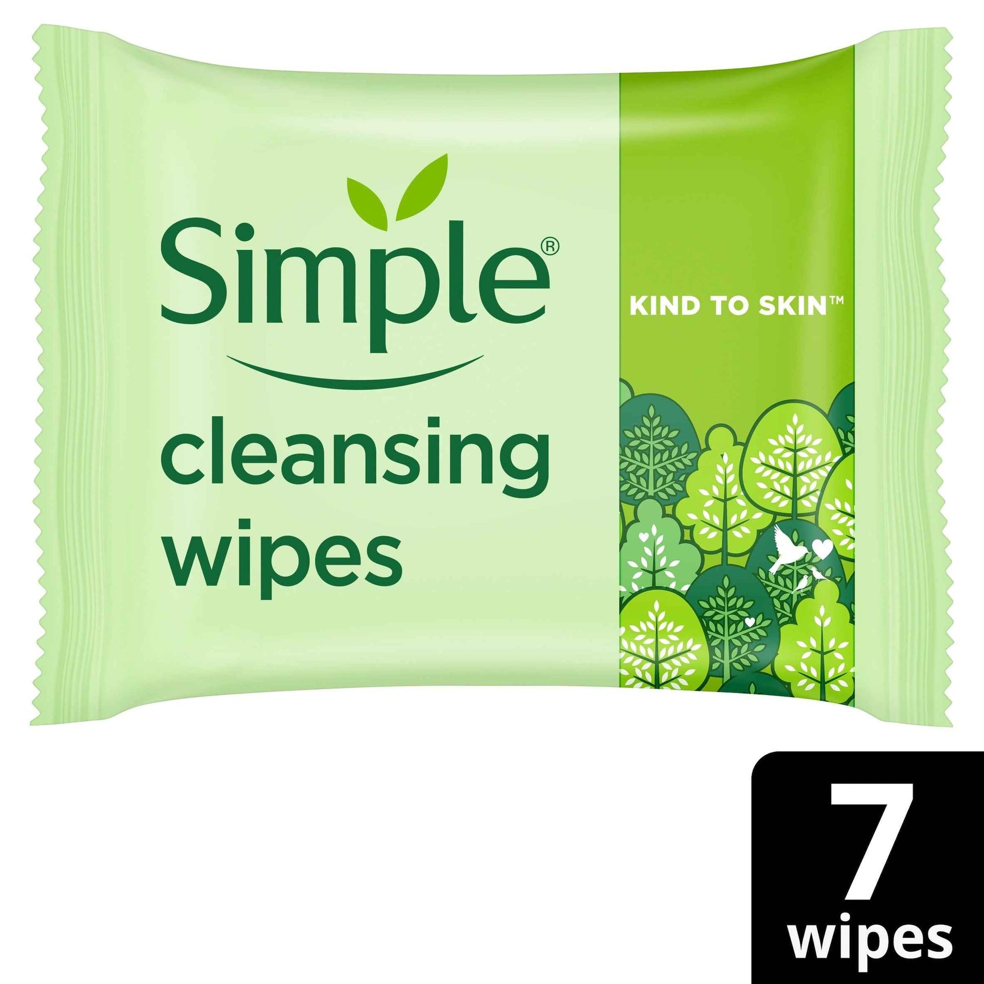 SIMPLE Kind To Skin Cleansing Face Wipes 7 Pack