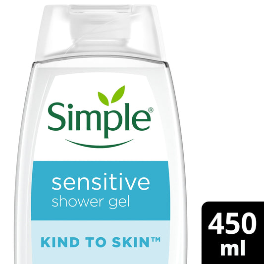 Simple Kind to Skin Sensitive Shower Gel Body Wash 450ml — image 1